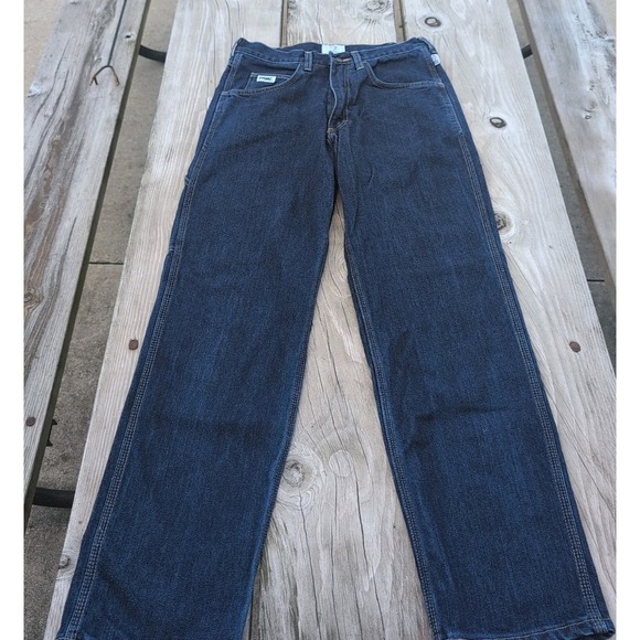 Tyndale FR Carpenter Blue Jeans Flame Resistant Heavy Denim Straight Leg 30W/32L - Picture 2 of 10
